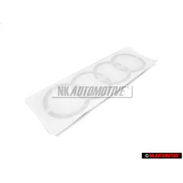 Audi Originale Anelli Posteriore Logo Emblema Simbolo Cromo - 8Z0853742 2ZZ