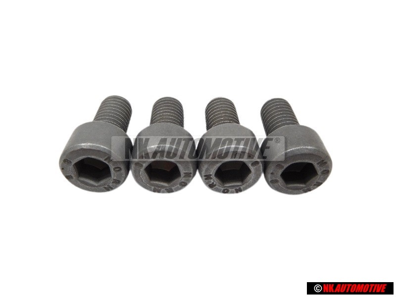 4x VW Originale Vite cilindrica con testa esagonale interna - N 01473911