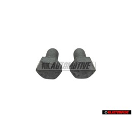 2x VW Originale Vite A Testa Esagonale, Autobloccante - N 0102279