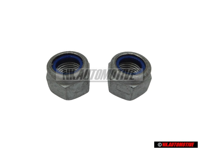 2x VW Originale Dado Esagonale, Autobloccante - N 10535201