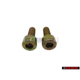 2x VW Originale Vite Cilindrica Con Testa Esagonale Interna - N 0147091