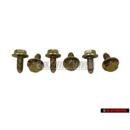 6x VW Originale Vite Testa Esag. 