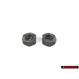 2x VW Originale Dado Esagonale, Autobloccante - N 90074404