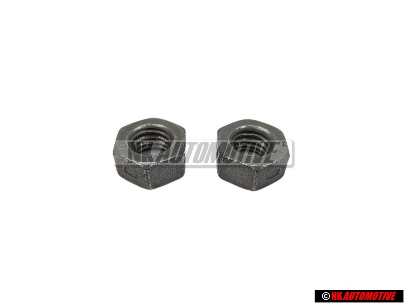 2x VW Originale Dado Esagonale, Autobloccante - N 90074404