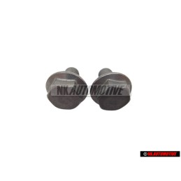 2x VW Originale Vite Testa Esag. Con Collare, Autobloccante - N 0143401