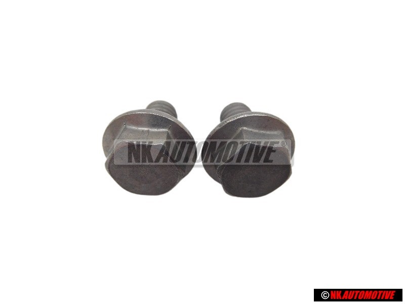 2x VW Originale Vite Testa Esag. Con Collare, Autobloccante - N 0143401