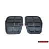 2x VW Originale Calotta Nero Satinato - 6X0721173A 01C