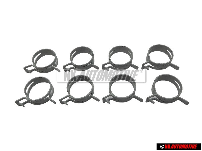 8x VW Originale Fascetta Chius. 