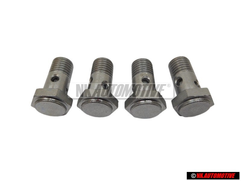 4x VW Originale Vite A Sezione Cava Con Filtro - 048133505