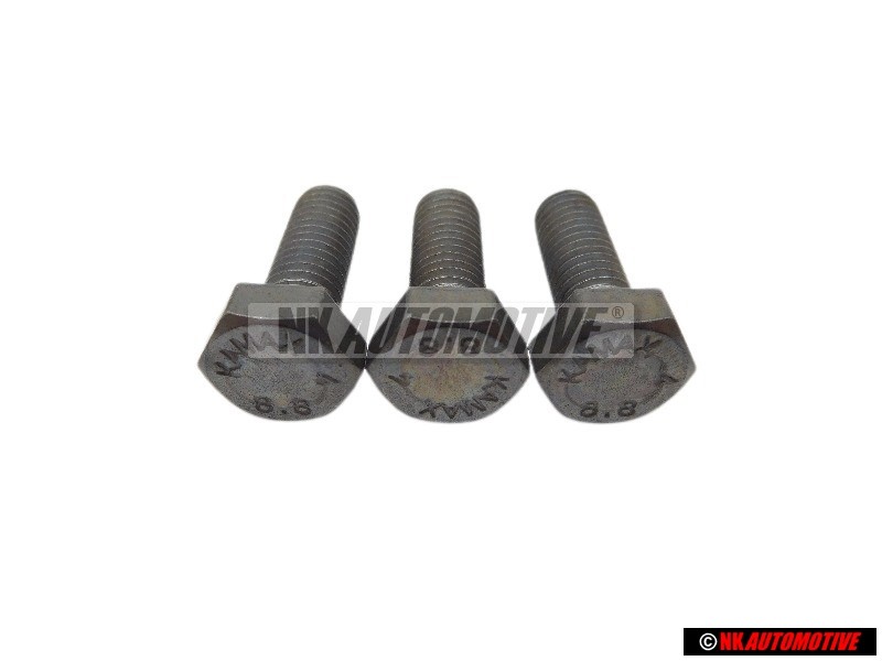 3x VW Originale Vite A Testa Esagonale - N 01024118