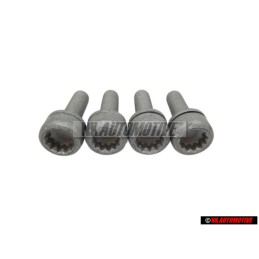 4x VW Originale Vite Cilindrica Con Testa Esagonale Interna - N 90401901