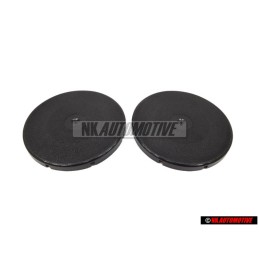 2x VW Originale Cappuccio Per Puleggia Cinghia Poli-V Con Ruota Lib. 
