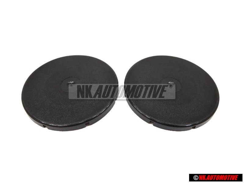 2x VW Originale Cappuccio Per Puleggia Cinghia Poli-V Con Ruota Lib. 