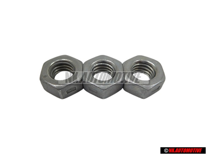 3x VW Originale Dado Esagonale, Autobloccante - N 90074401