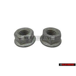 2x VW Originale Dado flangiato esagonale - N 10261310