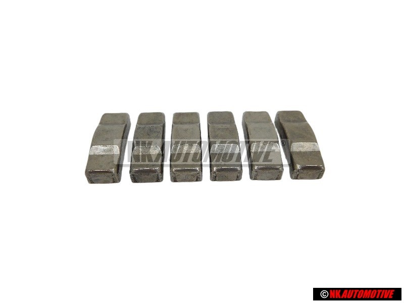 6x VW Originale Chiavetta Di Bloccaggio - 084311313