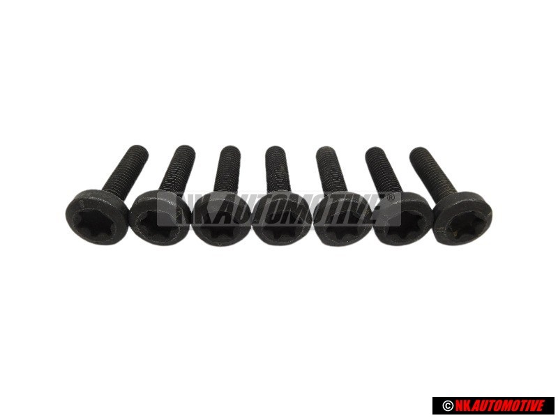 7x VW Originale Vite cilindrica con testa poligonale interna - N 90582904