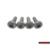 4x VW Originale Vite A Testa Bombata Con Testa Tonda Con Esagono Cavo - N 10196
