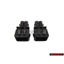 2x VW Originale Scatola Spine Piatte - 357972762