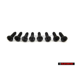 8x VW Originale Vite Lenticolare Lamiera - N 0139649