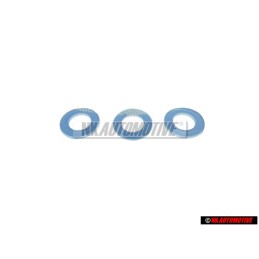 3x VW Originale Rondella In Plastica - 411945279