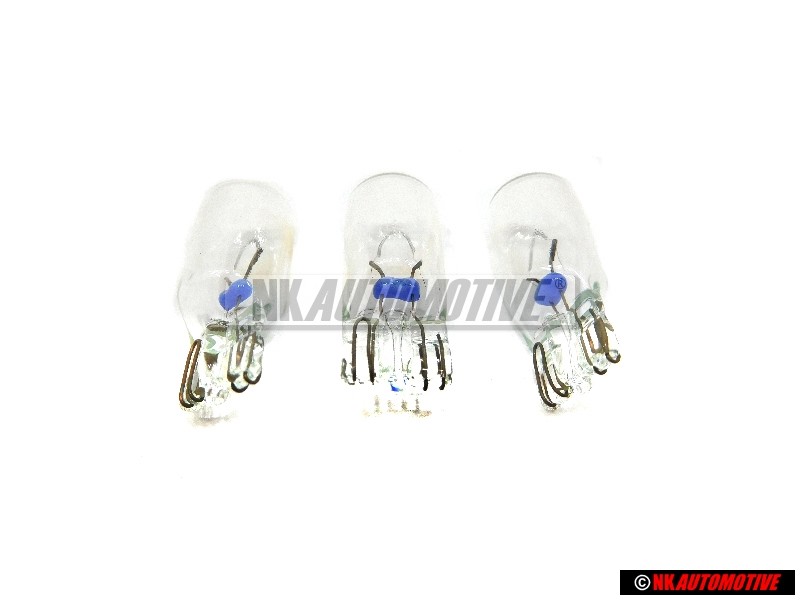 3x VW Originale Lampada Ad Incandescenza - N 0177532