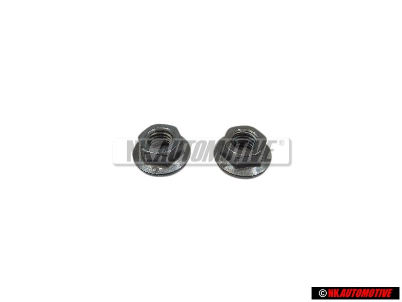 2x VW Originale Dado Flangiato Esagonale - N 10017304