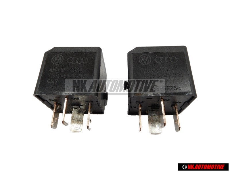 2x VW Originale Rele Contatto Lavoro - 8K0951253