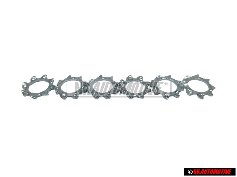 6x VW Originale Rondella Dentata - N 0121272