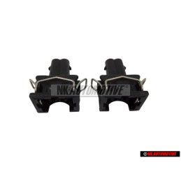 2x VW Originale Scatola Contatti Piatti Con Guarnizione - 037906240