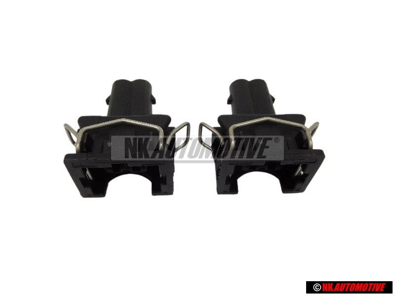 2x VW Originale Scatola Contatti Piatti Con Guarnizione - 037906240