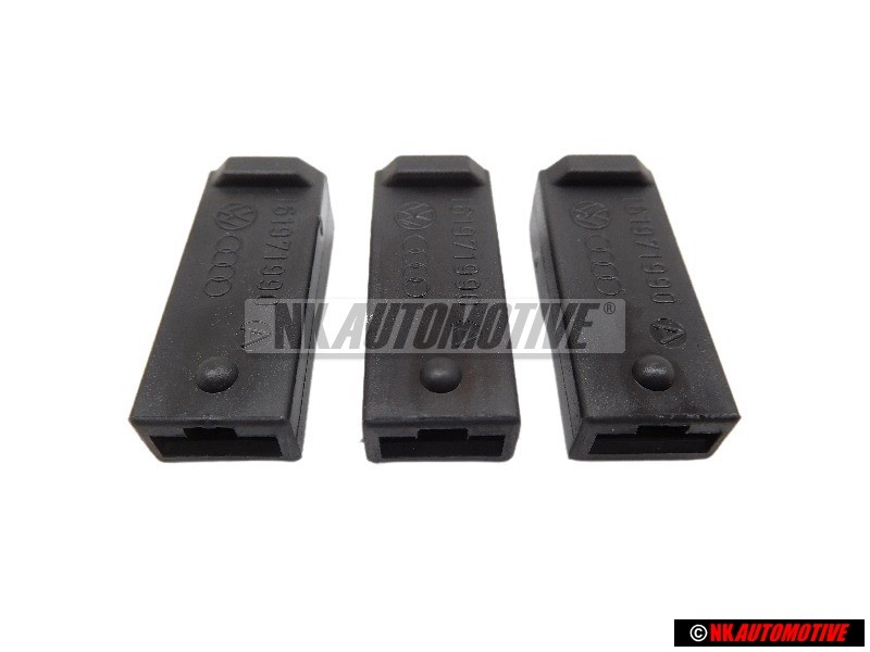 3x VW Originale Scatola Contatti Piatti - 161971990A