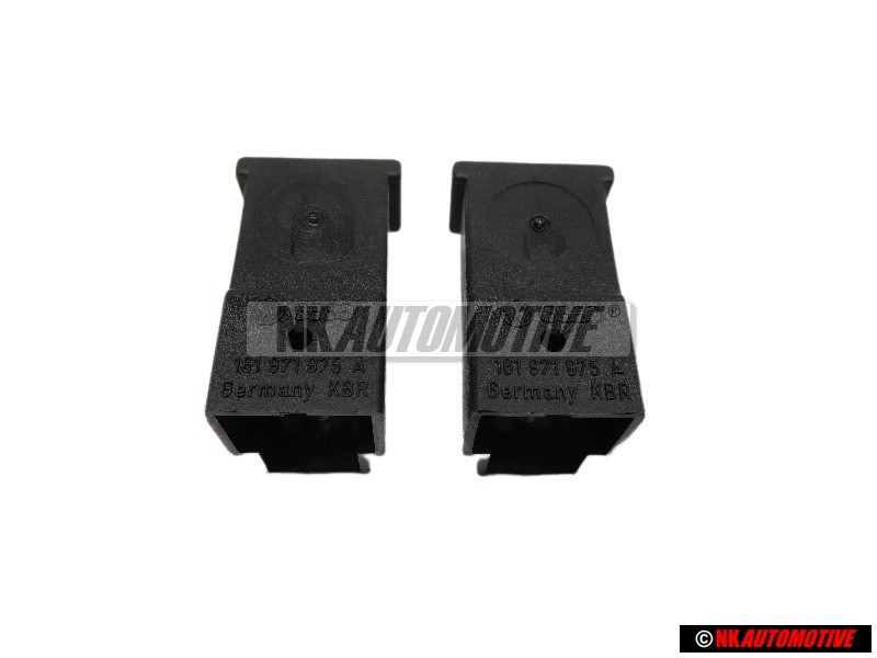 2x VW Originale Scatola Spine Piatte - 161971975
