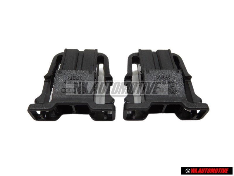 2x VW Originale Portacontatti Piatto Con Bloccaggio Contatti - 1J0972923