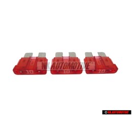 3x VW Originale Fusibile Piatto 19/2X5 - N 01713111