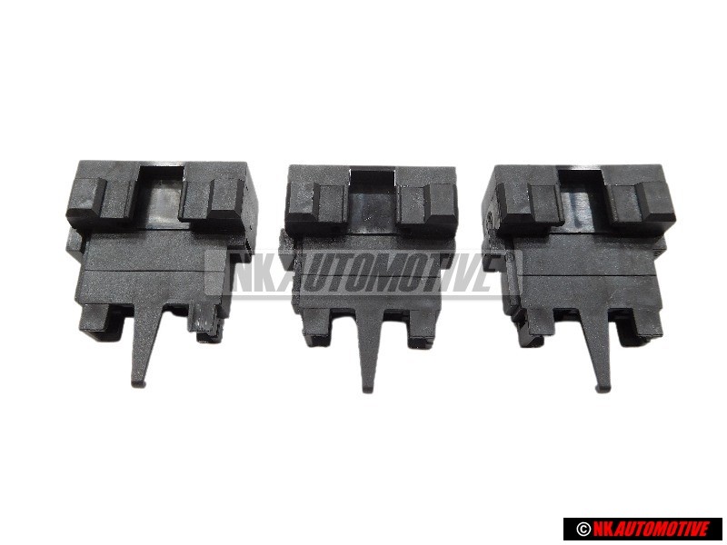 3x VW Originale Portavalvole Per Fusibile Piatto - 1H0937530