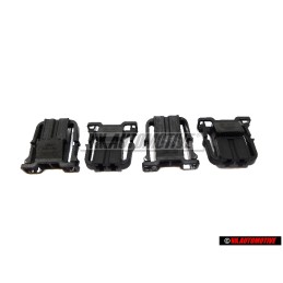 4x VW Originale Portacontatti Piatto Con Bloccaggio Contatti - 1J0972923