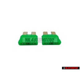 2x VW Originale Fusibile Piatto 19/2X5 - N 01713124