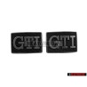 2x VW Originale Scritta Nero Satinato/Cromo Speciale - 191853688J GX2