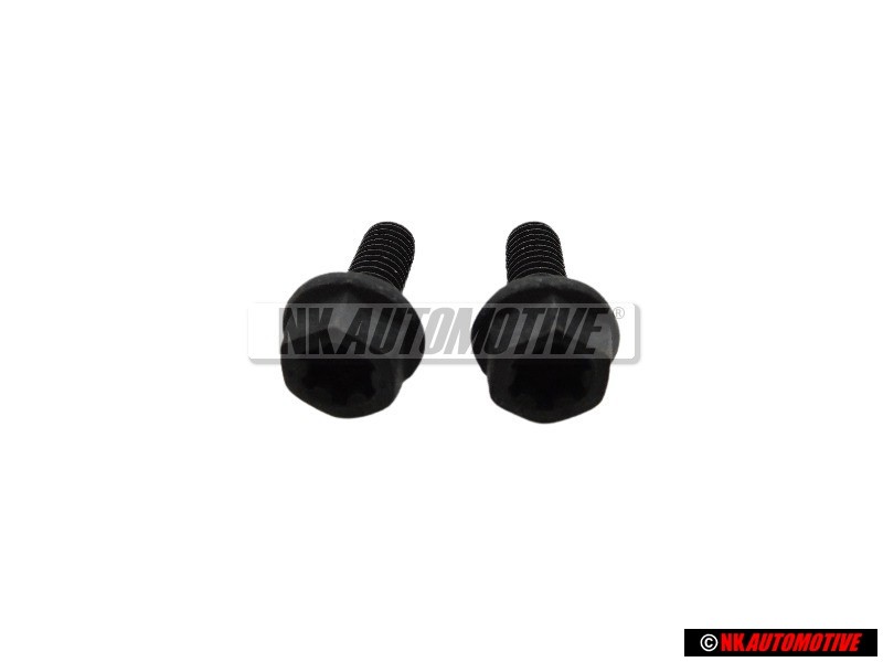 2x VW Originale Vite Testa Esag. Con Collare, Autobloccante - N 90592703
