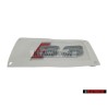 Audi Originale S3 Posteriore Logo Emblema Scritta Cromo Rosso - 8P0853735 2ZZ