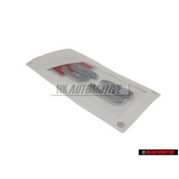 Audi Originale S3 Posteriore Logo Emblema Scritta Cromo Rosso - 8P0853735 2ZZ
