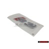 Audi Originale S3 Posteriore Logo Emblema Scritta Cromo Rosso - 8P0853735 2ZZ