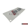 Audi Originale S3 Posteriore Logo Emblema Scritta Cromo Rosso - 8P0853735 2ZZ