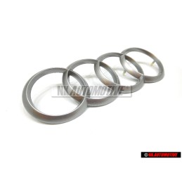 Audi Originale Anelli Coperchio Motore Logo Emblema Simbolo Argento - 022103940C