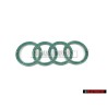 Audi Originale Anelli Coperchio Motore Logo Emblema Simbolo Argento - 022103940C
