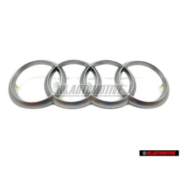 Audi Originale Anelli Coperchio Motore Logo Emblema Simbolo Argento - 4H0103940A
