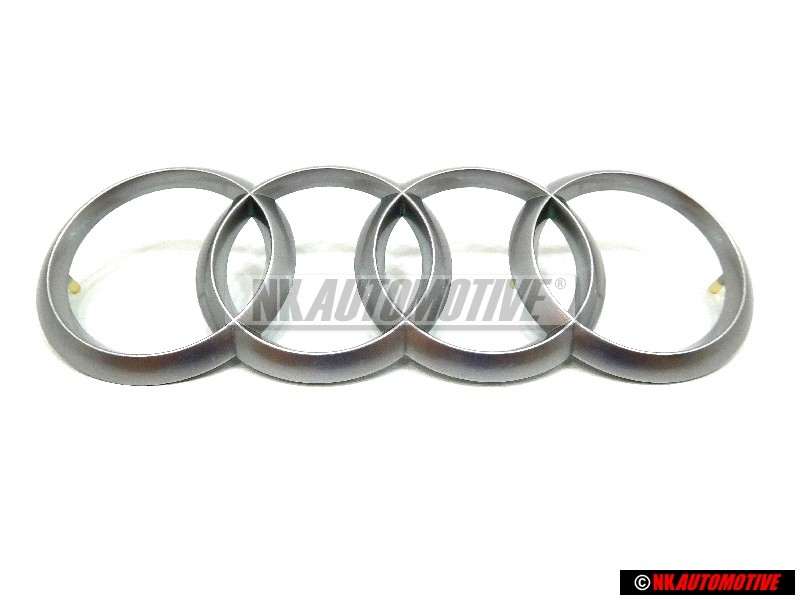 Audi Originale Anelli Coperchio Motore Logo Emblema Simbolo Argento - 4H0103940A