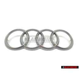 Audi Originale Anelli Coperchio Motore Logo Emblema Simbolo Argento - 4H0103940A