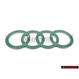 Audi Originale Anelli Coperchio Motore Logo Emblema Simbolo Argento - 4H0103940A